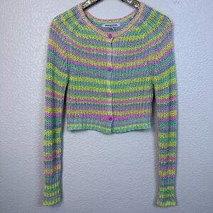UO • Celin Flower-Button Cardigan